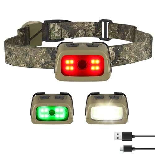 EverBrite Rechargeable Headlamp (Red/Green/White) product photo