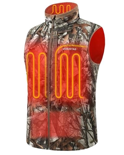 Venustas Camo Heated Hunting Vest (5-Zone) product photo