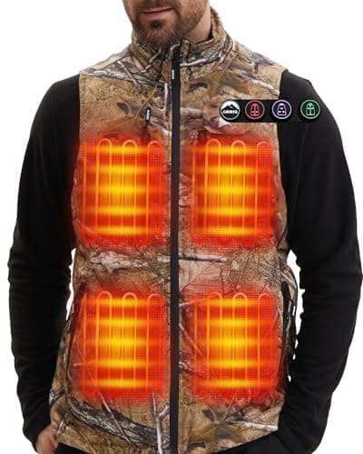 ARRIS Size-Adjustable Camo Heated Hunting Vest — featured gift pick