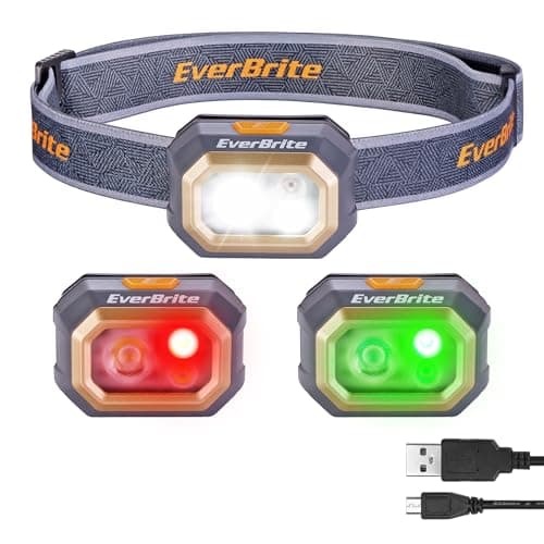 EverBrite 700-Lumen Rechargeable Headlamp (White/Red/Green) product photo