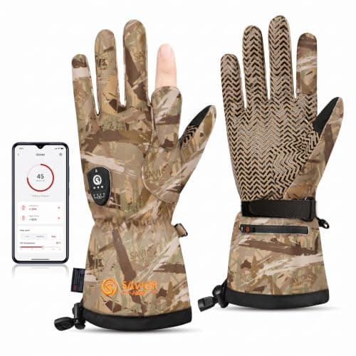 SAVIOR HEAT Heated Hunting Gloves product photo