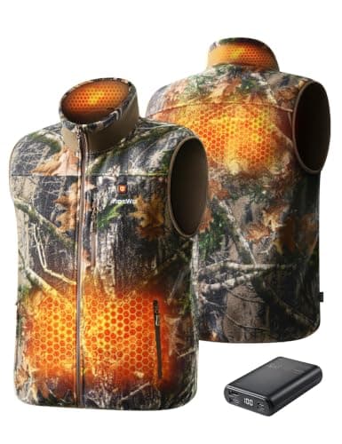 TIDEWE Camo Heated Hunting Vest product photo