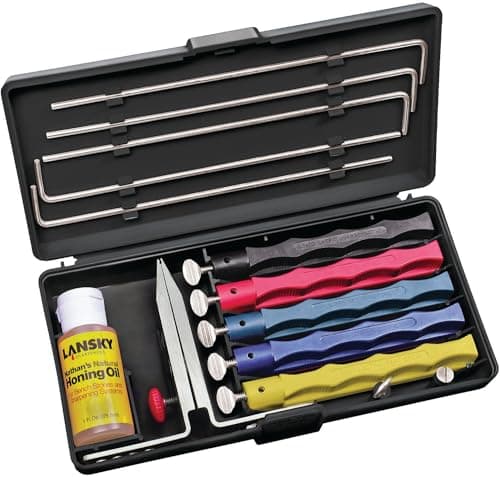Lansky Deluxe 5-Stone Sharpening System product photo